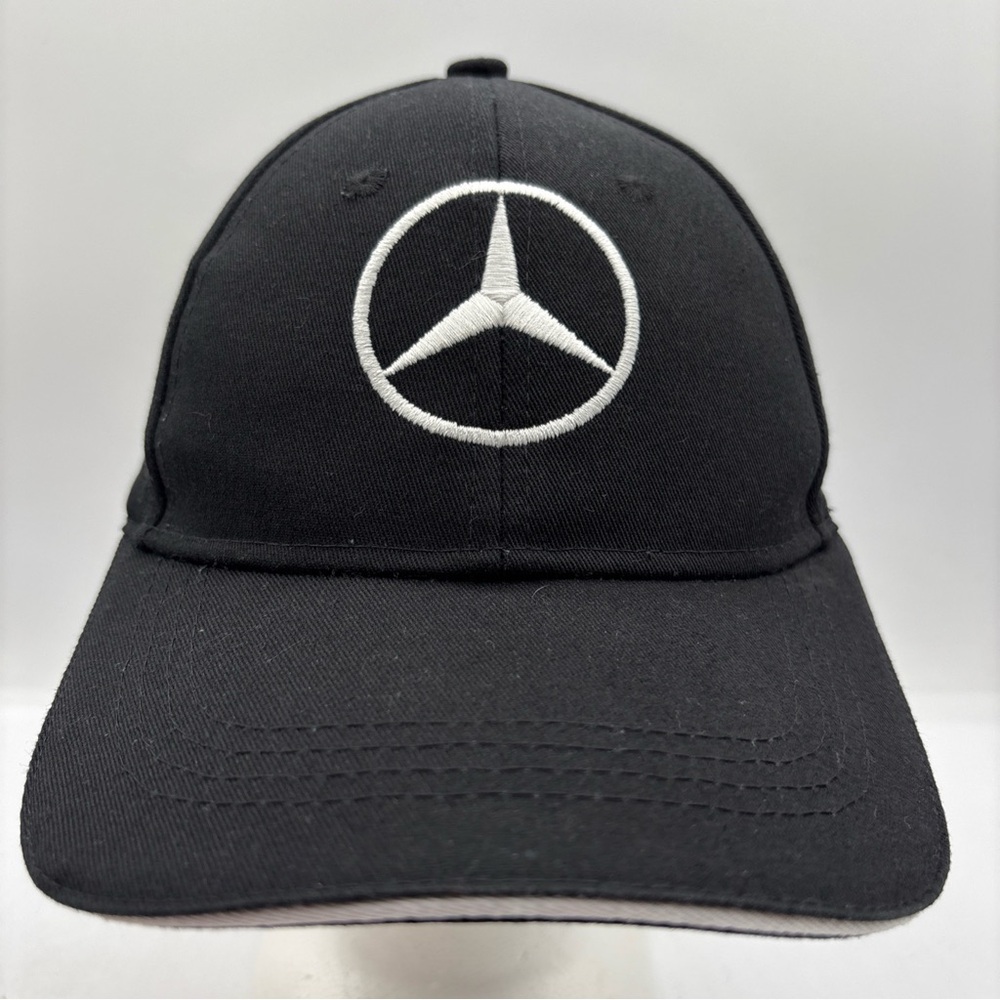Mercedes AMG Petronas F1 Team Unisex Black Strapback Baseball Hat OSFM